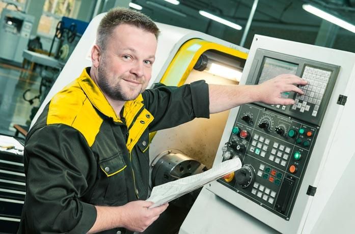 Einrichtung einer Maschine