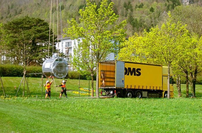 Transport per Hubschrauber