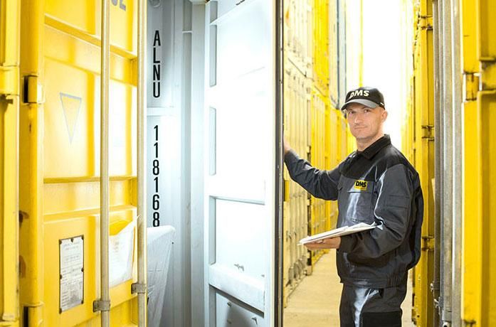 Lagerung im Container