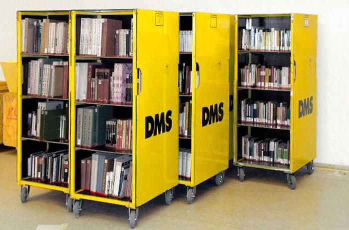 Bücher- und Aktenrollwagen